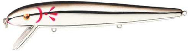 The Cotton Cordell 1 oz. - 7 Inch Red Fin Lure Chrome/ Black Back