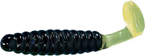 Cb Crappie Grub 1"" 18bg-blk/chart